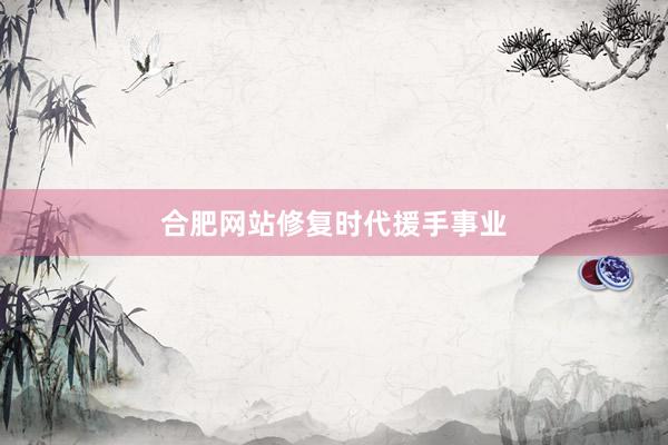 合肥网站修复时代援手事业